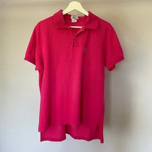 Vintage Hot Pink Izod Lacoste Patron Pique Polo
